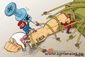 Foreign powers against the Syrian people. Proxy war in Syria.