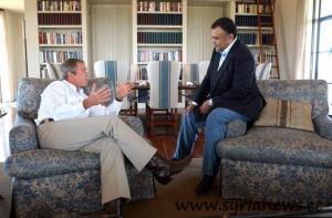 Prince Bandar and George W. Bush have met one day after 9/11.