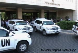 Syria: Terrorists attacked Residence of UN Inspectors (Source: FNA)