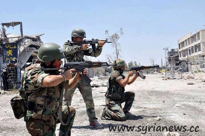 An SAA unit in action