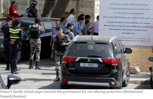 Jordanian security must have been all tying their shoelaces when the assassin appeared