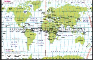 north atlantic latitude longitude map