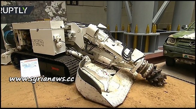 Terrorists Tunnel Bore Machine on display in Russian MoD Museum 