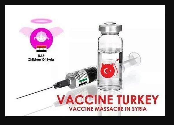 vaccine turkey - syria children