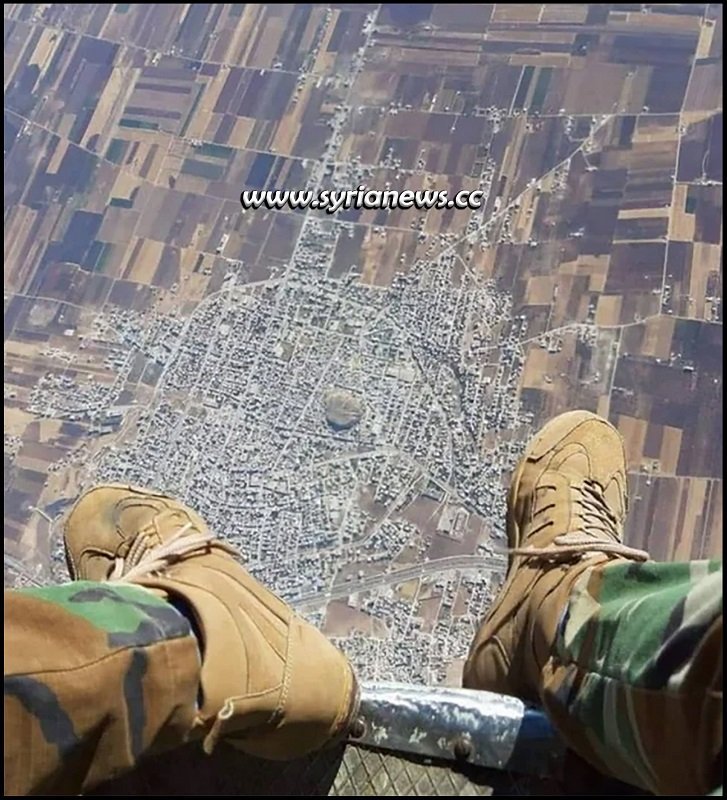 SAA Syrian Arab Army over Khan Sheikhoun - Idlib