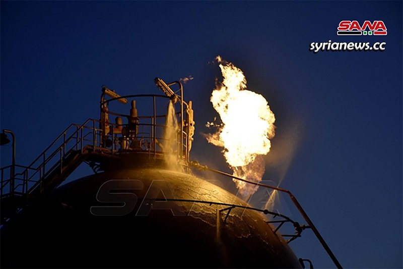 Trump terrorists target Syrian oil facilities in Homs