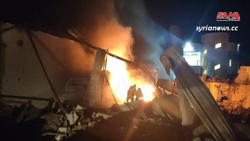Israeli aggression against sites in Latakia, Syria
