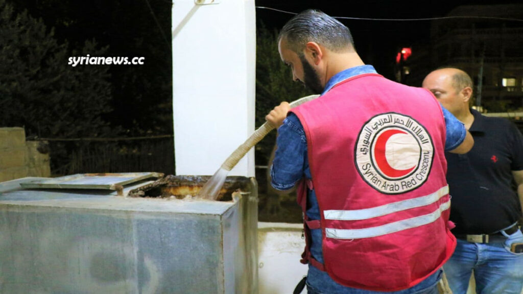 Syrian Red Crescent helps deliver drinking water to 1 million people in Hasakah