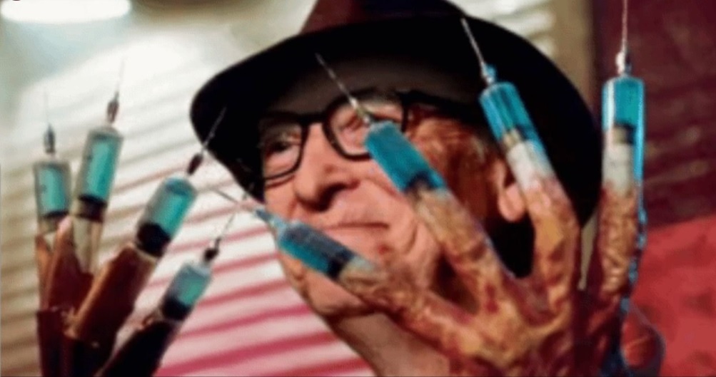 How some ignorant conspiracy theorist views the great philanthropist, Bill Gates.