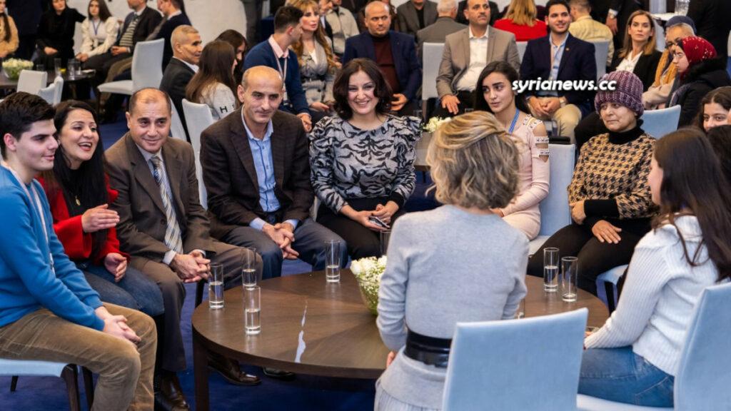 Syria First Lady Asmaa Assad Reception for Top Marks Students and their Families in Damascus