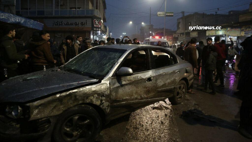 NATO Terrorist explosion in Al Bab - Northeast of Aleppo Syria - انفجار ارهابي في مدينة الباب شمال شرق حلب سورية