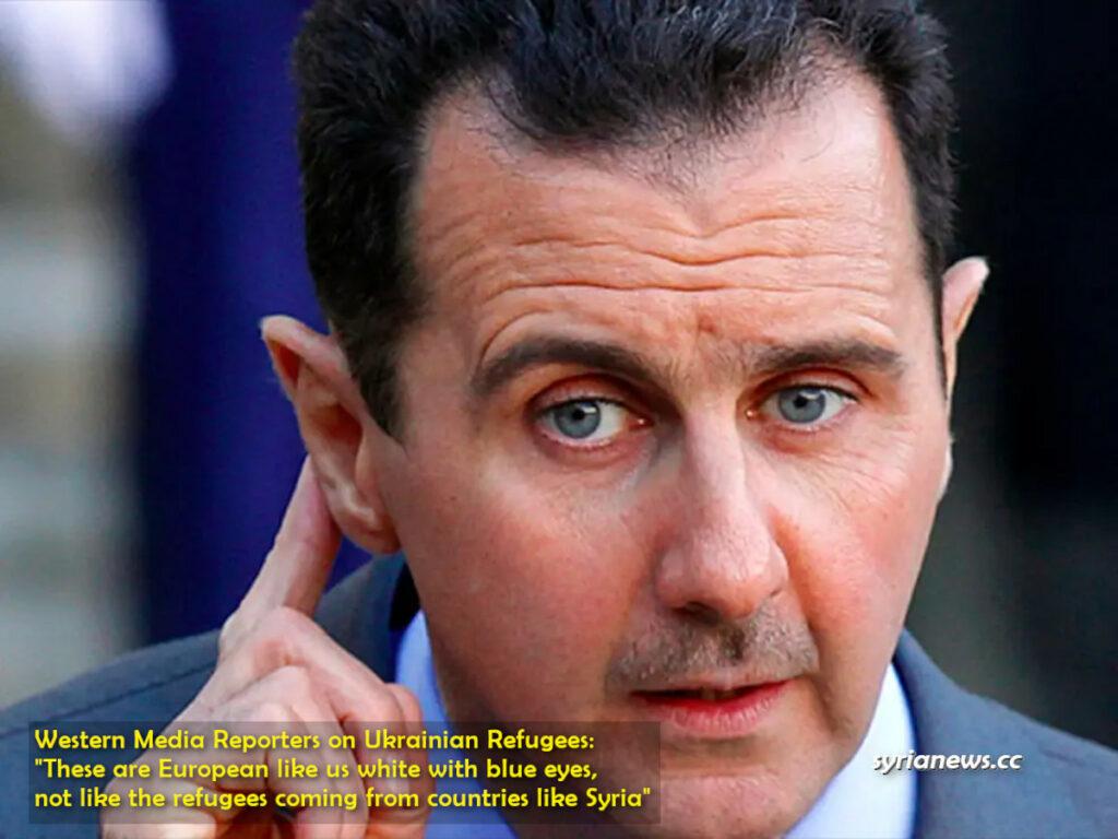 Syrian President Bashar Assad Blue Eyes