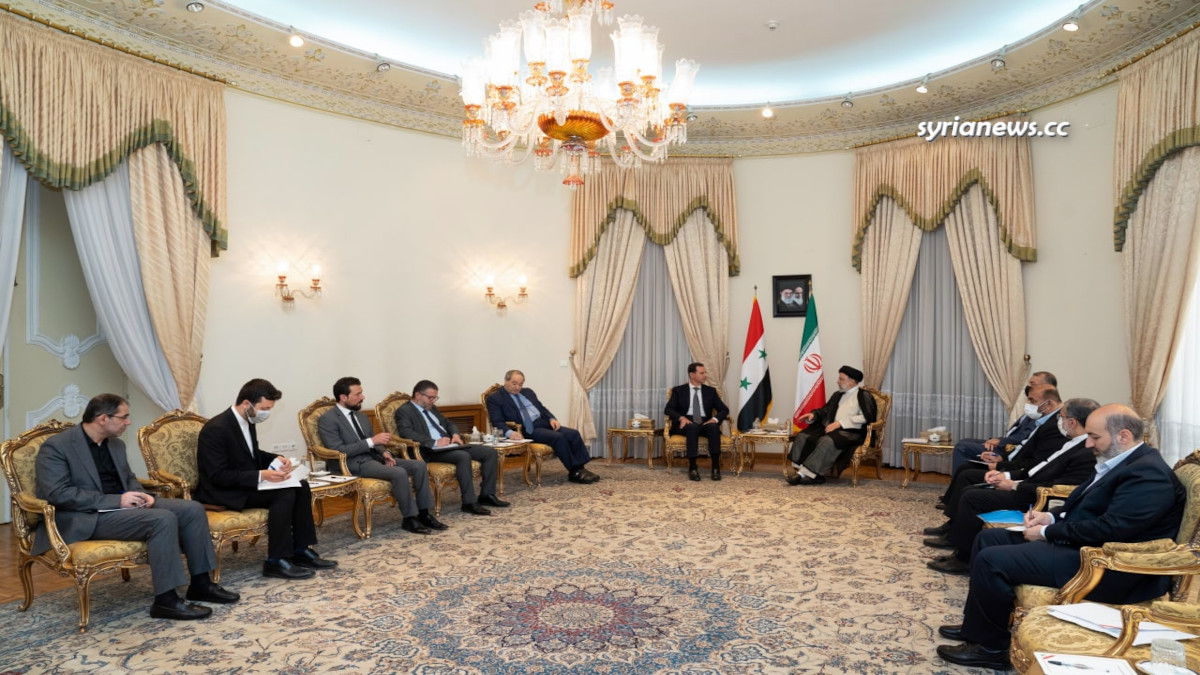 Syrian President Bashar Assad Visits Tehran - Iran Meets Khamenei and Ebrahim Raisi - الرئيس بشار الأسد يزور طهران - إيران ويلتقي خامنئي وإبراهيم رئيسي
