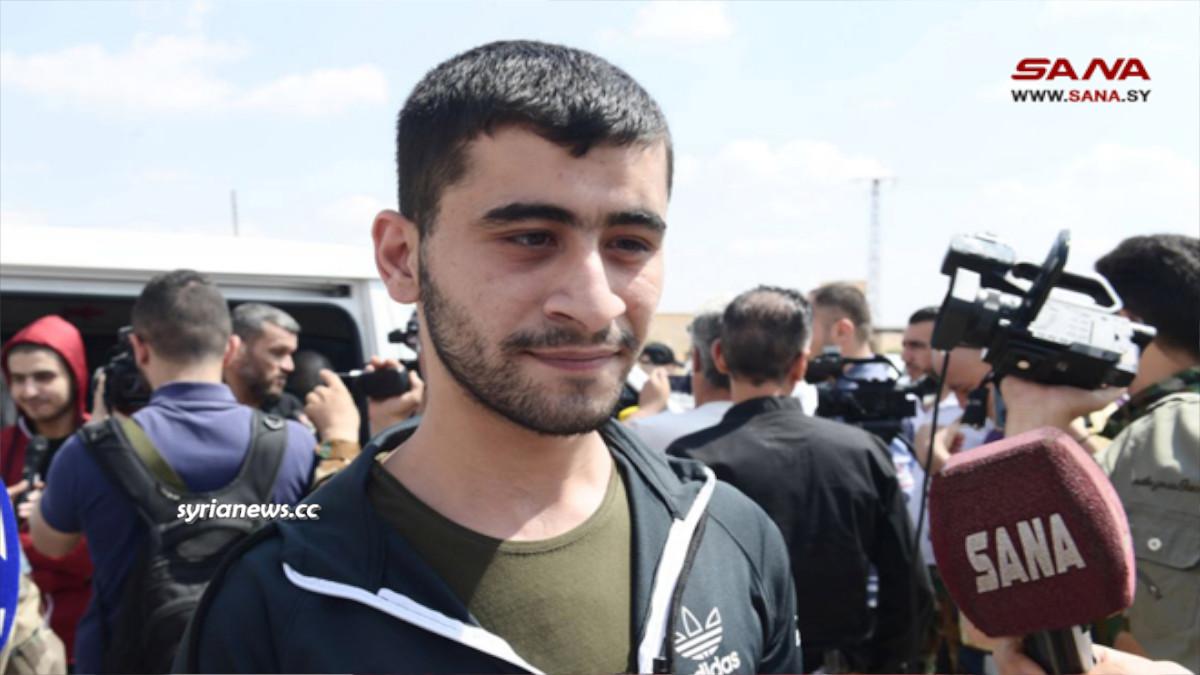 Syrian Arab Army releases 5 kidnapped soldiers from al qaeda تحرير جنود سوريين مختطفين من القاعدة