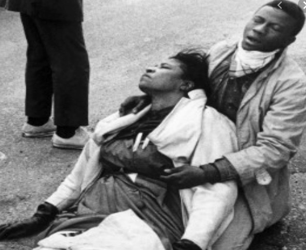 Civil Rights Leader Amelia Boyton Robinson suffered permanent vocal cord damage after being gassed on the Edmund Pettus Bridge on 'Bloody Sunday.