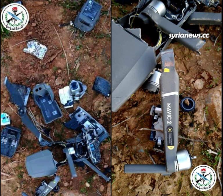 Syrian Border Guards Shoot down NATO Terrorists drone near Jordan borders