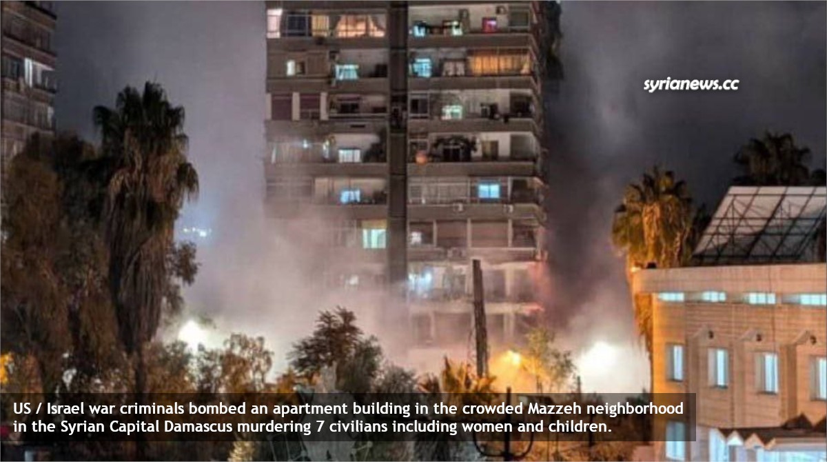 Israel Bombs Damascus Apartment House, Murders Nine