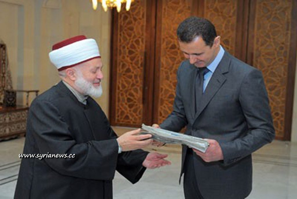 Bashar al-Assad - reption of a Lebanese delegation 21 April 2013