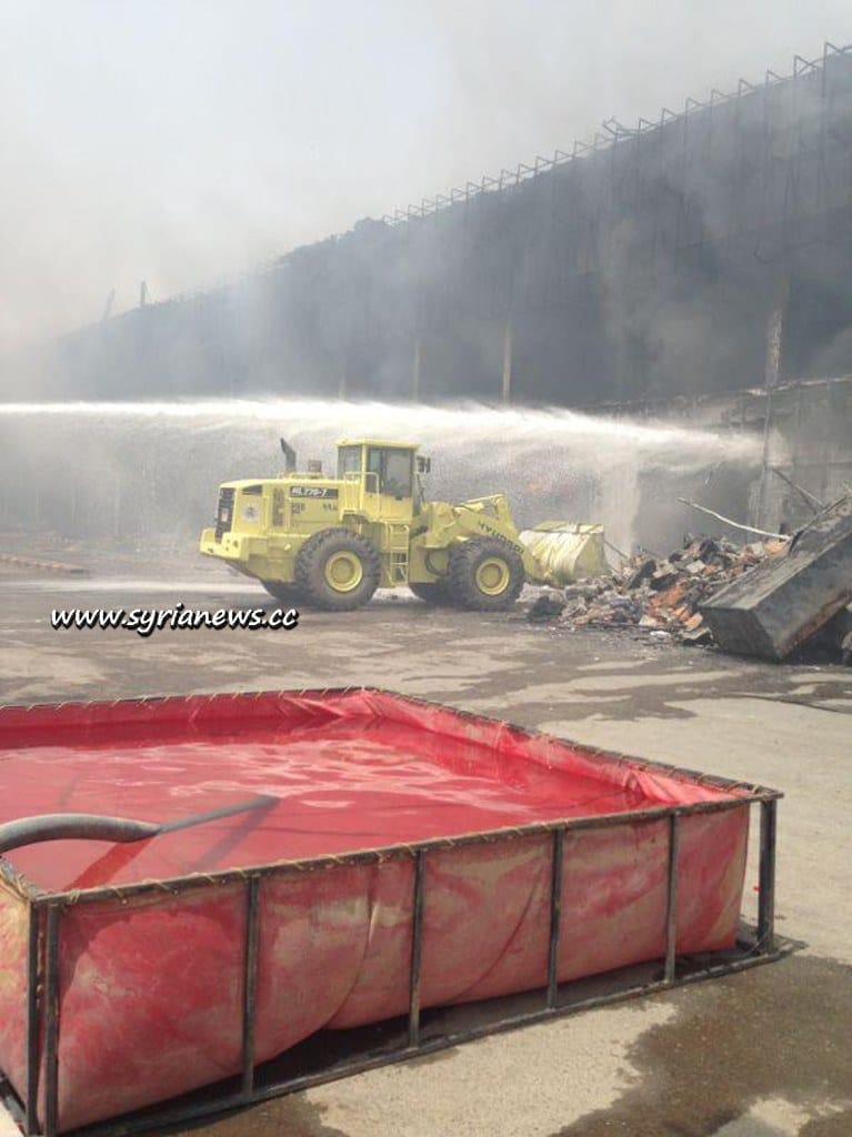What's left of Haram Plaza Shopping Mall