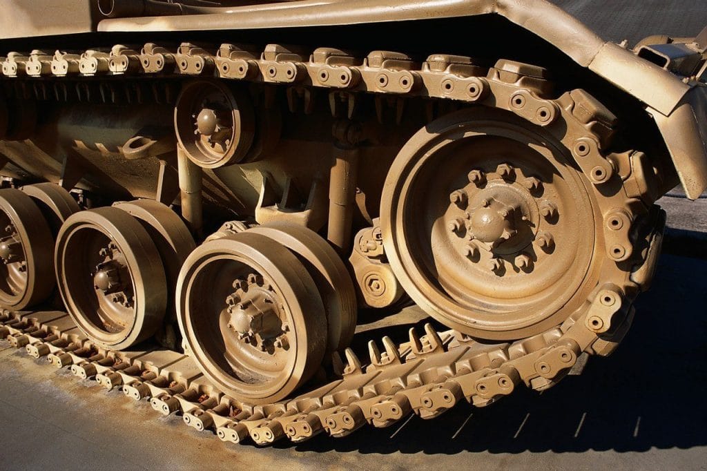 Heavy Treads on the Wheels of Construction Machinery