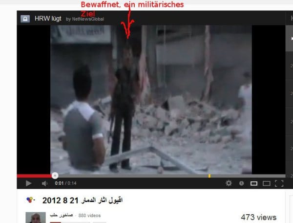 Armed militias at the "bakery" in Aleppo.
