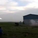 Rocket attack of the rebel on the positions of the 49th Anti-Air Brigade at Deraa, 02 April 2013