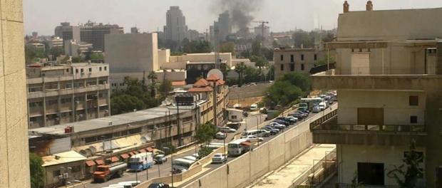 Bomb explosion near Damascus Tower