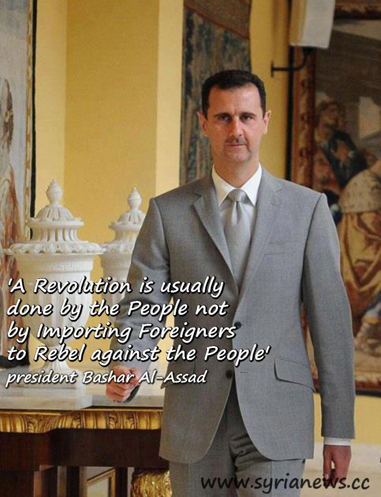 'A Revolution is usually done by the People not by Importing Foreigners to Rebel against the People' 