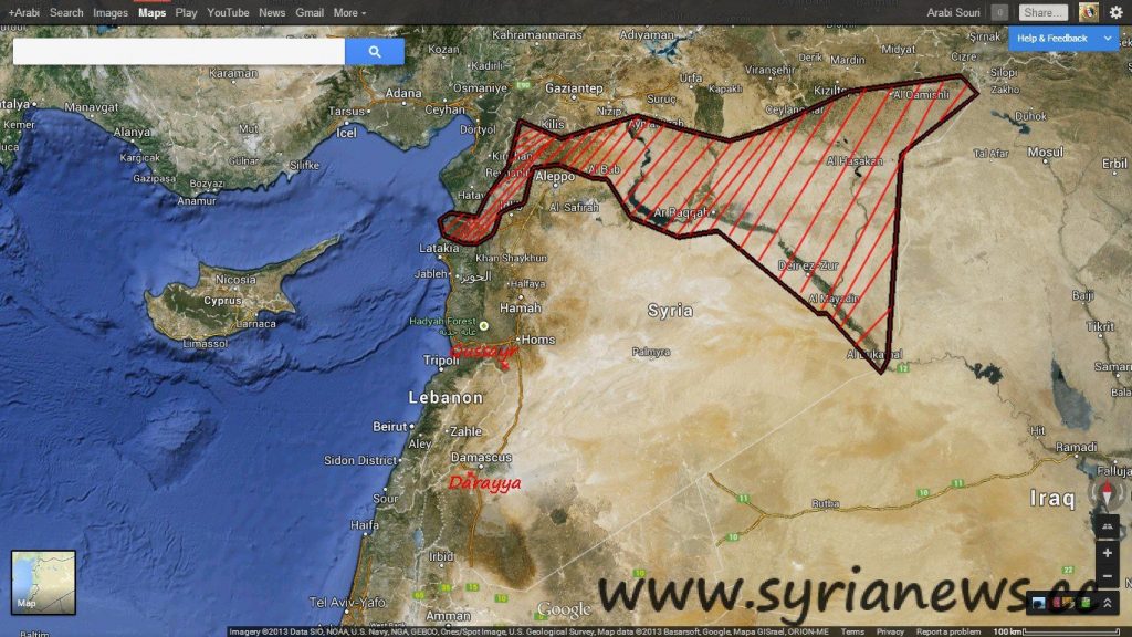 Syria Map May