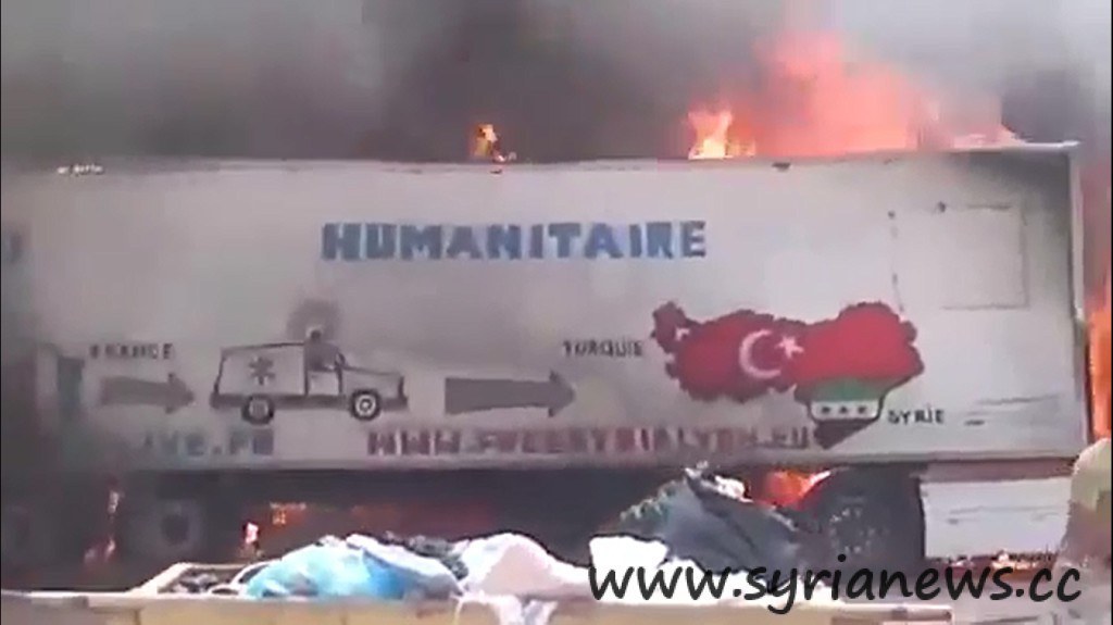 Turkish Car Explosion in Bab Hawa Crossing