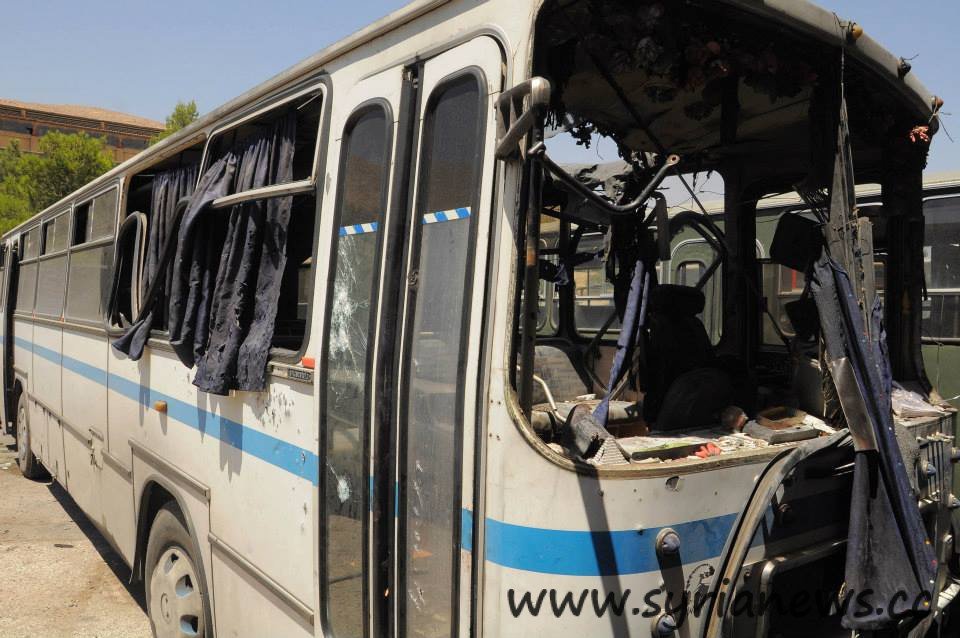 Damascus Research Center Bus Attack - Syria