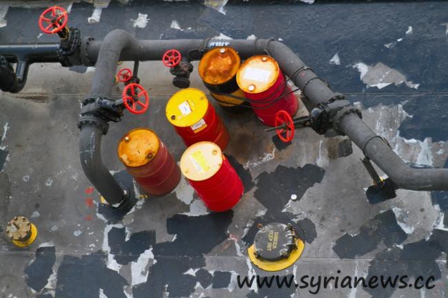 Oil Barrels and piping.