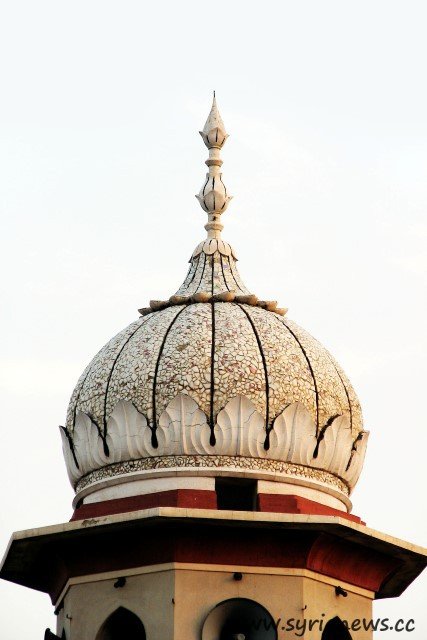 Dome of a mosque on a bright day