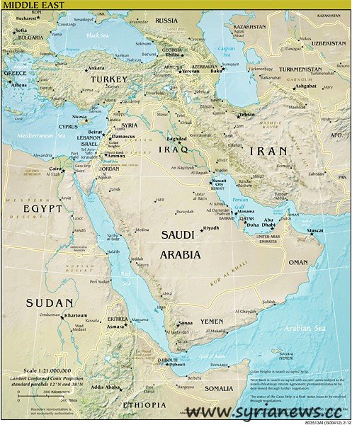 Middle East (Source: CIA World Factbook)