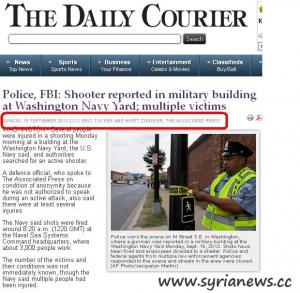 Washington Shooter @ The Daily Courier