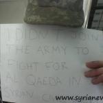 US Soldier rejects to fight in Syria for al-Qaeda.