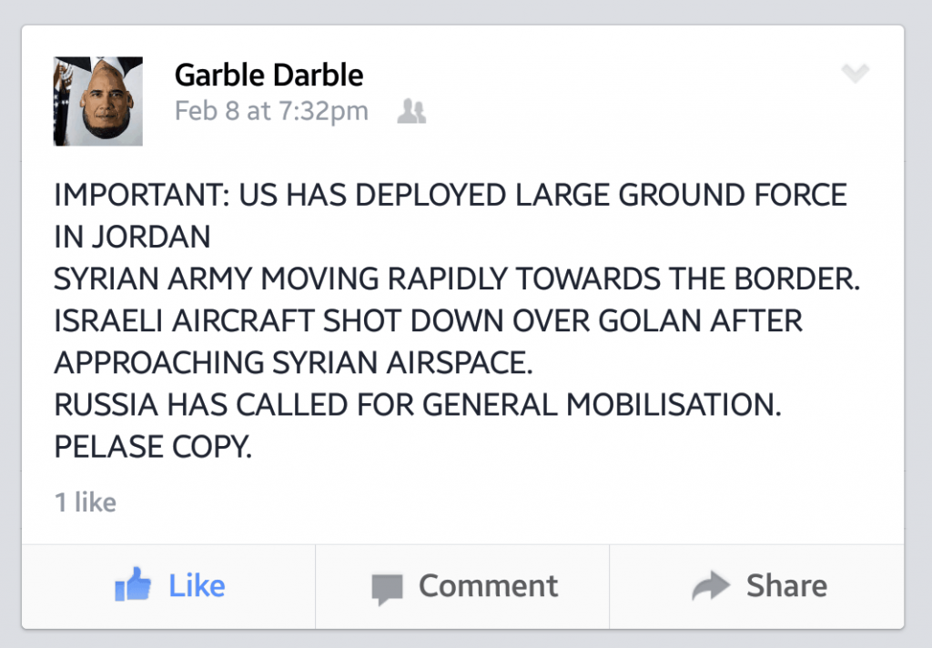Important info by a prominent Syrian activist and strategic analyst.