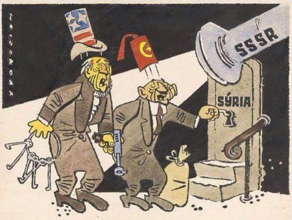 image- 1958: USA & Turkey vs. Syria and Russia