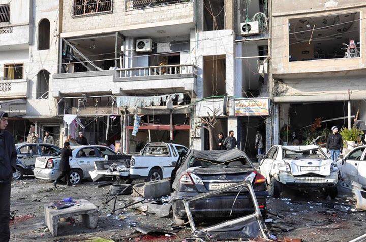 Graphic:  SUICIDE BOMBERS ATTACK HOMS