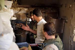 Syrian President Dr. Bashar Assad Visiting SAA Troops on Frontline