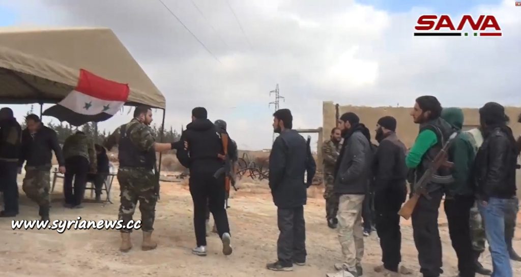 image-1200 Terrorists Convert to SAA in Damascus Western Countryside
