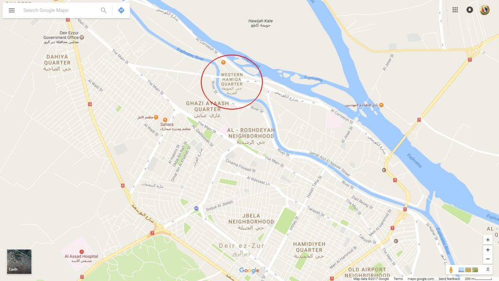 image- Huweiqa District - Der Ezzor City Map