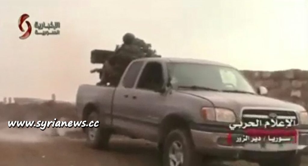 image-SAA Kills More than 400 ISIS Terrorists in Der Ezzor