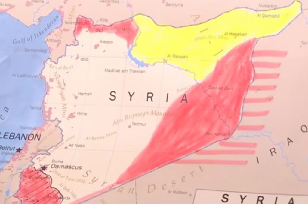 image-Syria Dividing Map - Buffer Zones