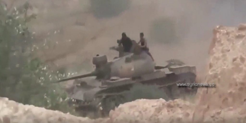 image-SAA Syrian Arab Army Battles with ISIS and Nusra Front in Daraa and in the north