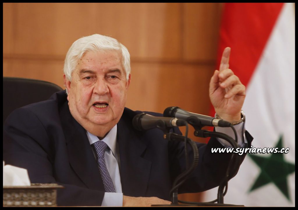 image-Syrian Minister of Foreign Affairs Walid Moallem - Aleppo