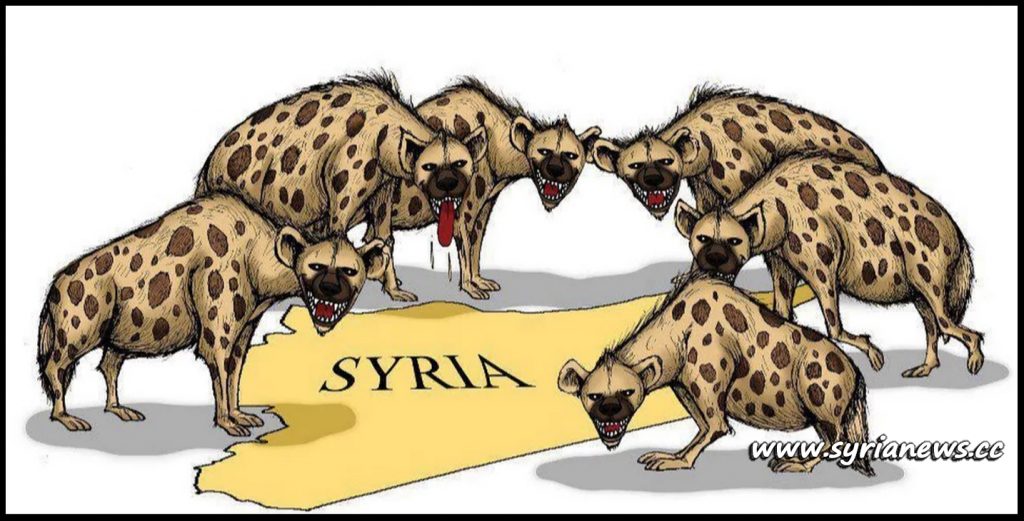 image-Hyenas attacking Syria