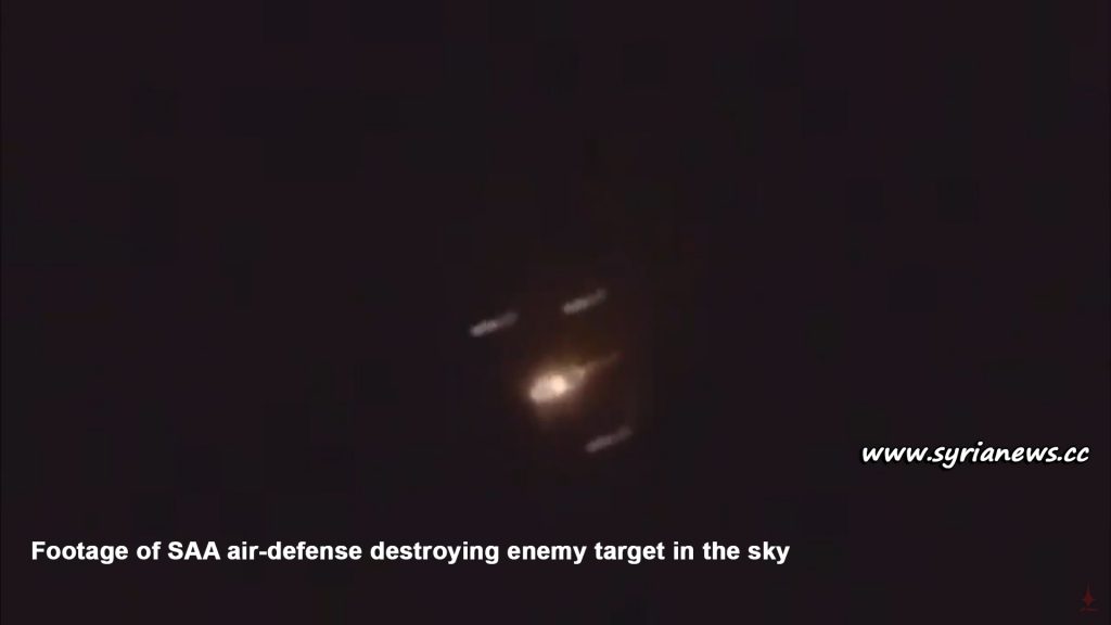 image-Israel Bombs SAA 1st Division Weapons Depot