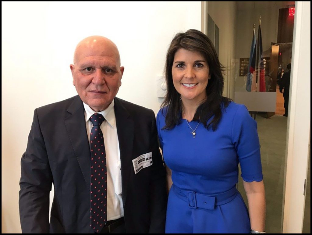 image-Dr. Morad tells (lies to) Nikki Haley SAMS has recorded almost 200 chemical weapons attacks in 7 years