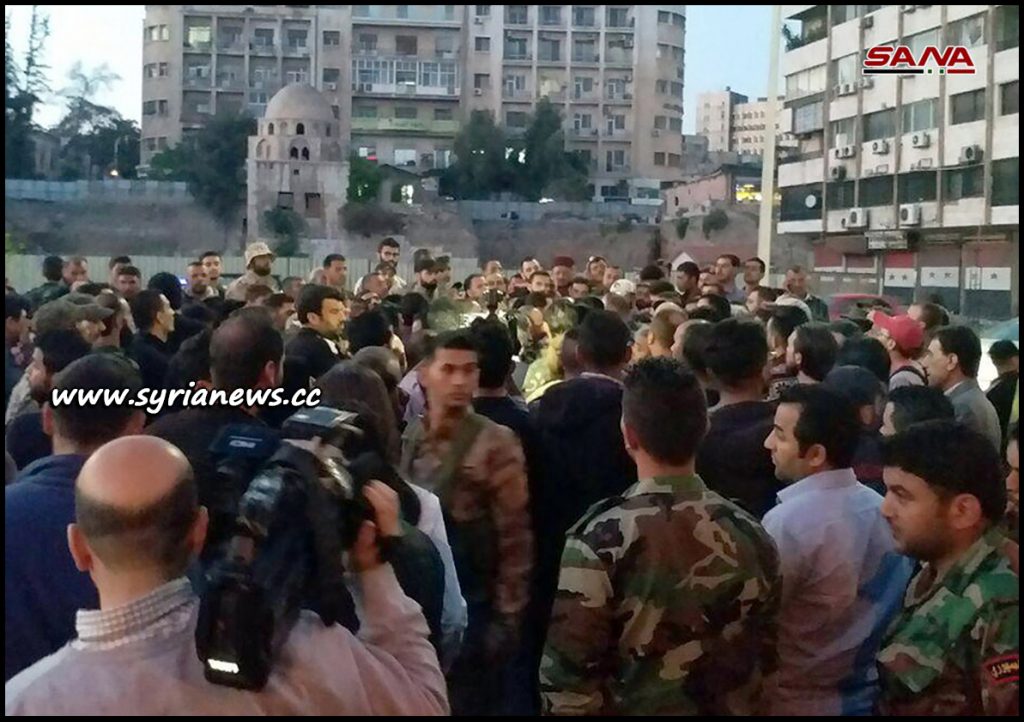 image-Families of Kidnapped Civilians with Jaish Islam in Douma Protest to Find out the fate of their Relatives